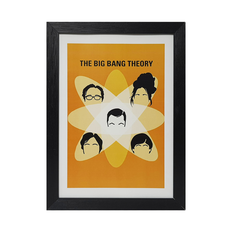 تابلو طرح Big Bang Theory مدل PrBgBng1b | دنیای قاب