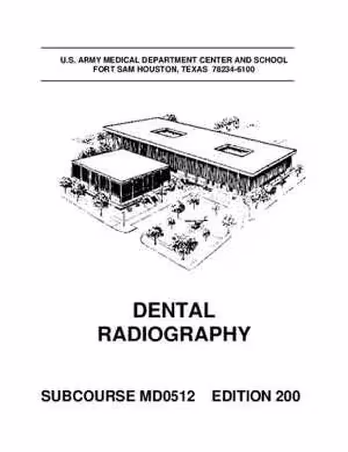 [PDF] دانلود کتاب Dental Radiography Md0512, 200th ed, 2006