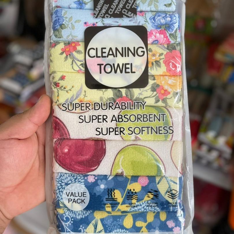 دستمال نانو 8 عددی مناسب پاک کردن انواع سطوح 