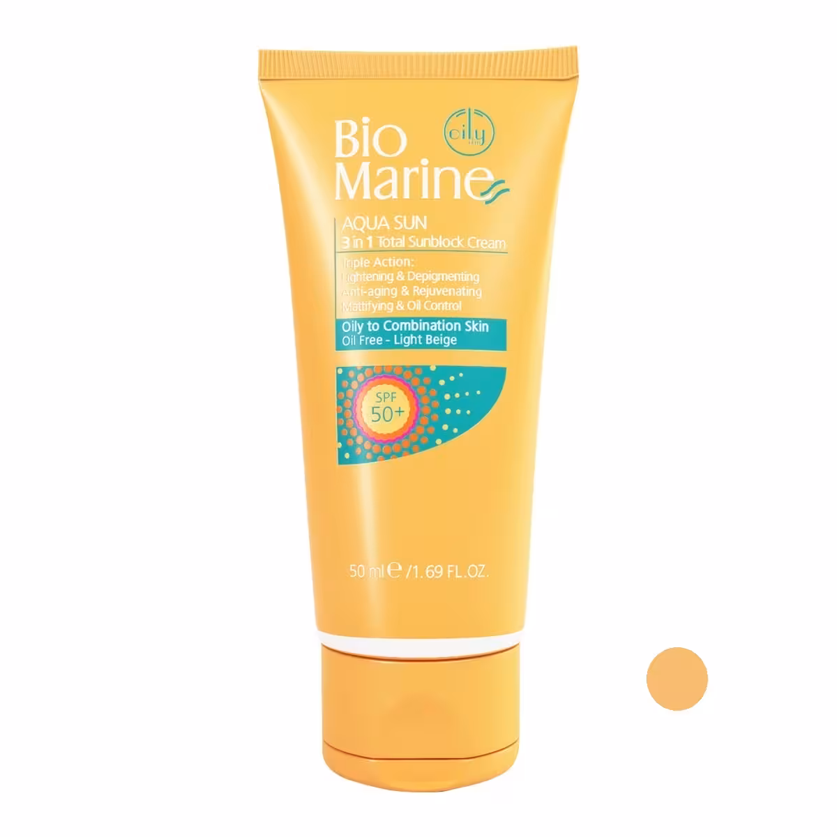 کرم ضد آفتاب بایومارین مدل AQUA SUN حجم 50 میلی لیتر