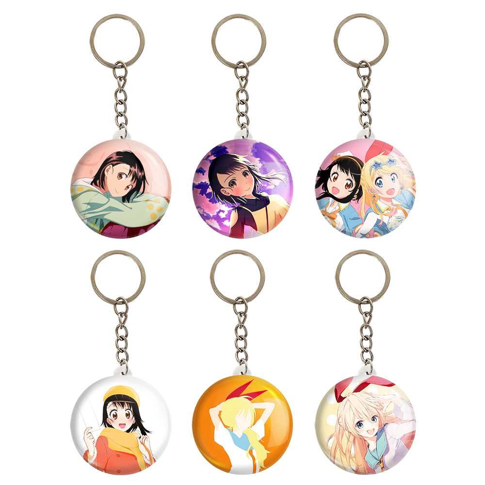 جاکلیدی خندالو مدل انیمه عشق دروغین کد 930B مجموعه 6 عددی