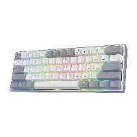 کیبورد گیمینگ ردراگون مدل K617 FIZZ W-G