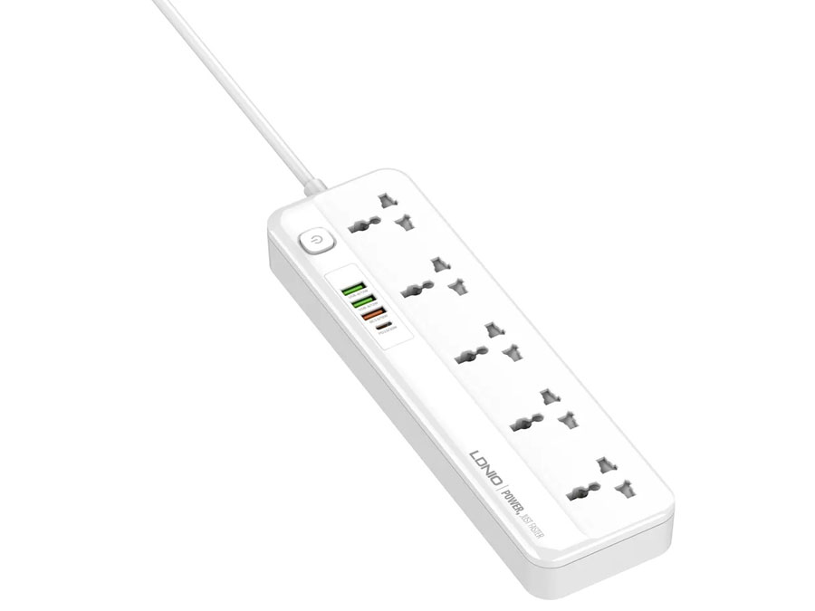 چند راهی برق الدنیو مدل SC5415 Power Strip With USB Port
