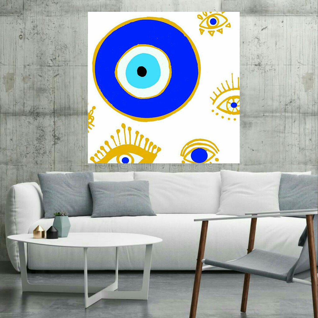 تابلو بوم مدل چشم و نظر کد AR8680