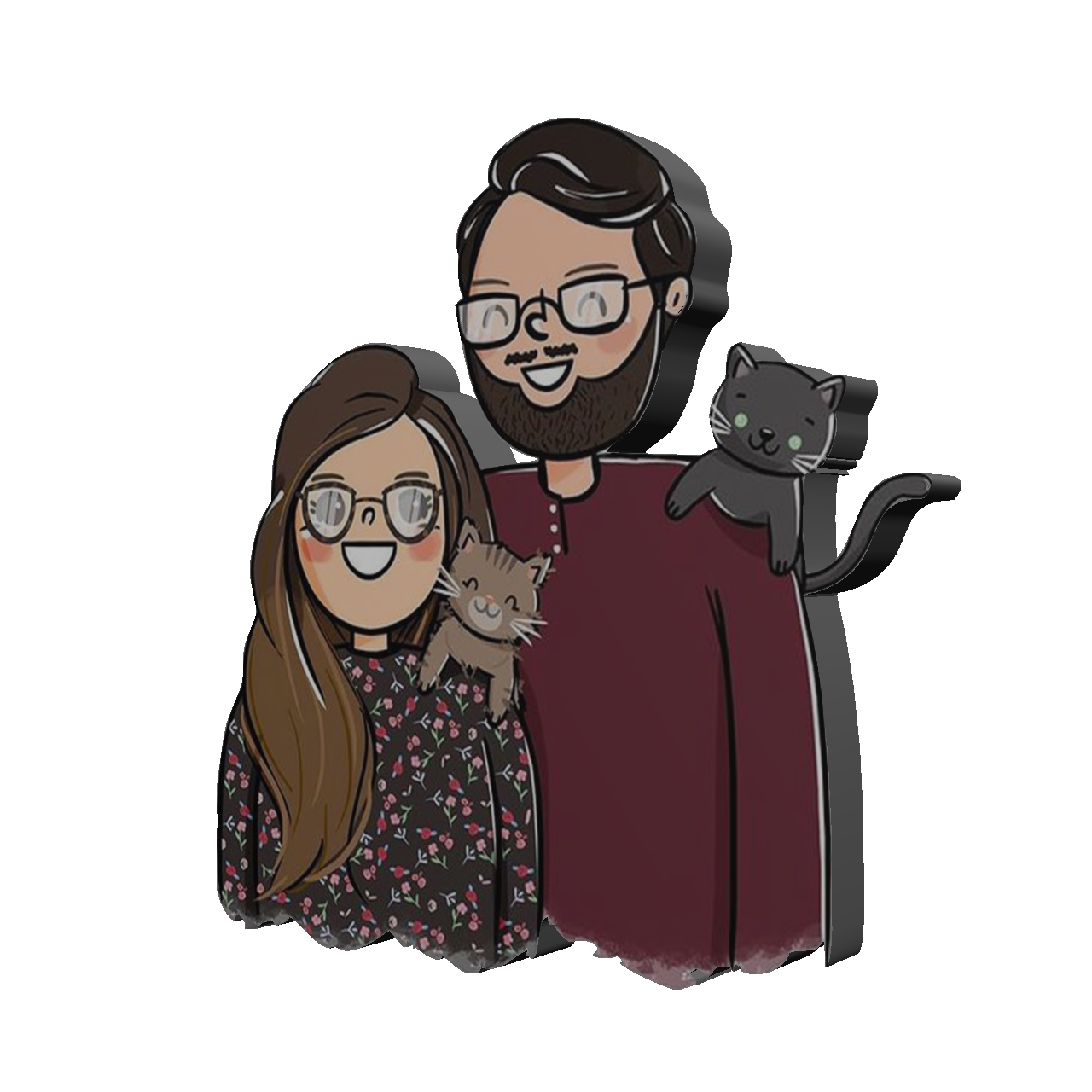 استیکر طرح خانواده کد 673