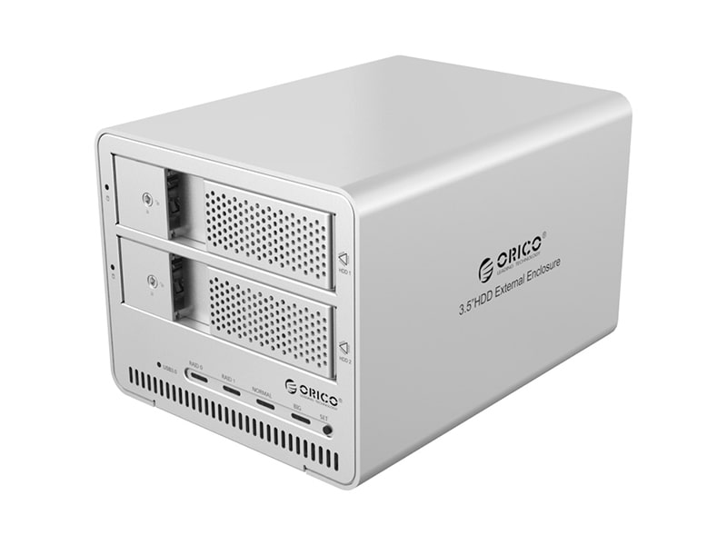 باکس هارد  3.5 اینج اوریکو ORICO 9528RU3 Aluminum 3.5-Inch External Hard Drive Enclosure with RAID