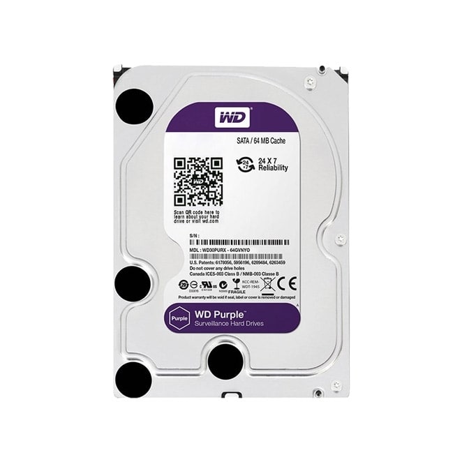 هارددیسک اینترنال وسترن دیجیتال Western Digital Purple - 1TB