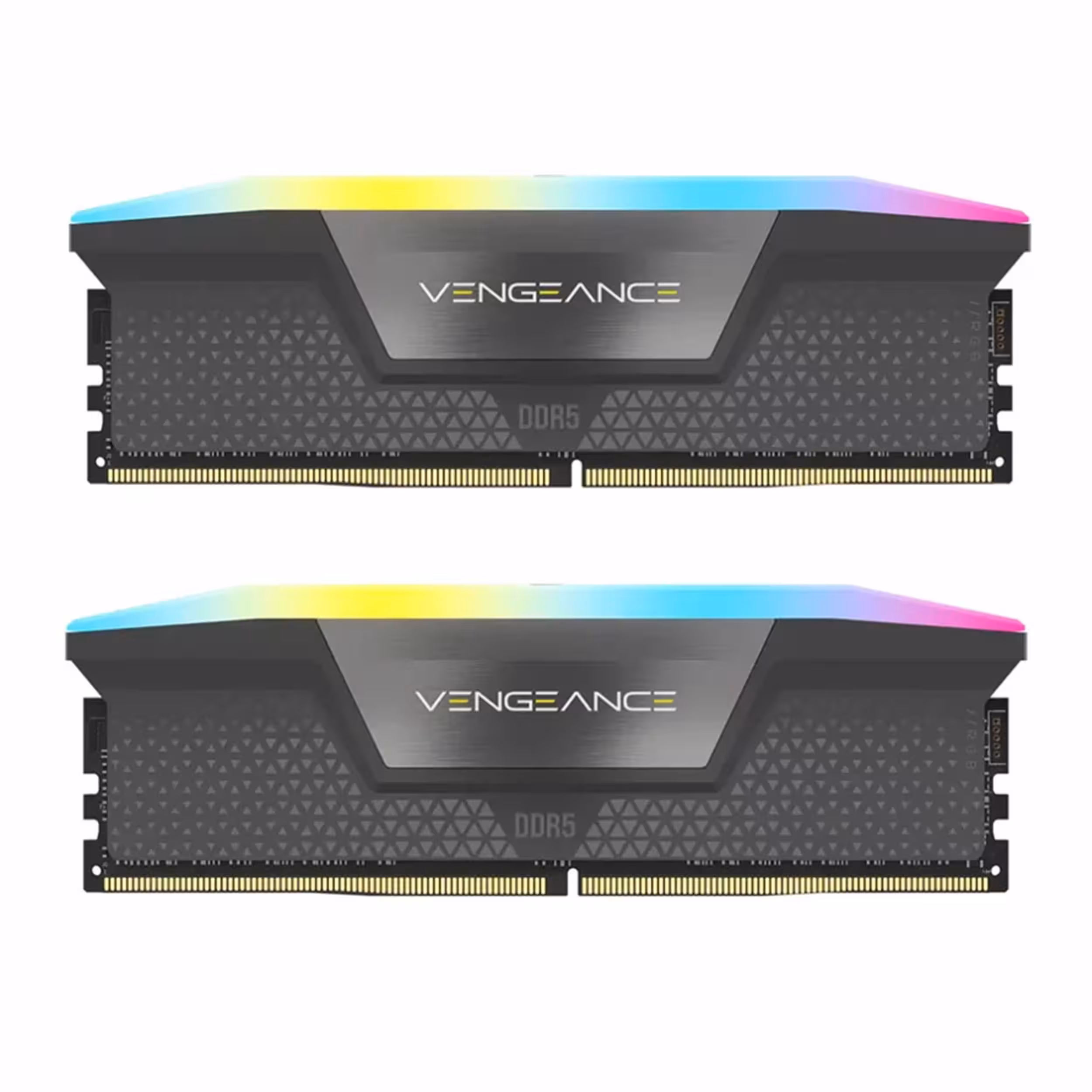 رم دسکتاپ DDR5 دو کاناله 5200 مگاهرتز CL40 کورسیر مدل VENGEANCE RGB ظرفیت 32 گیگابایت