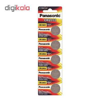 باتری سکه ای پاناسونیک مدل CR2032 بسته 5 عددی