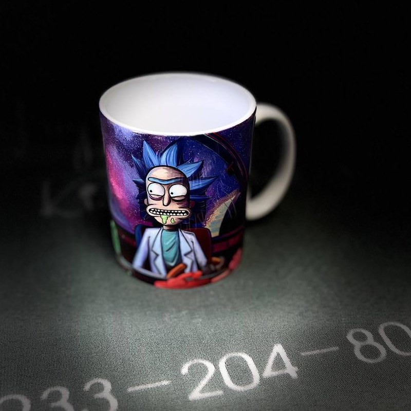 ماگ با طرح ریک اند مورتی