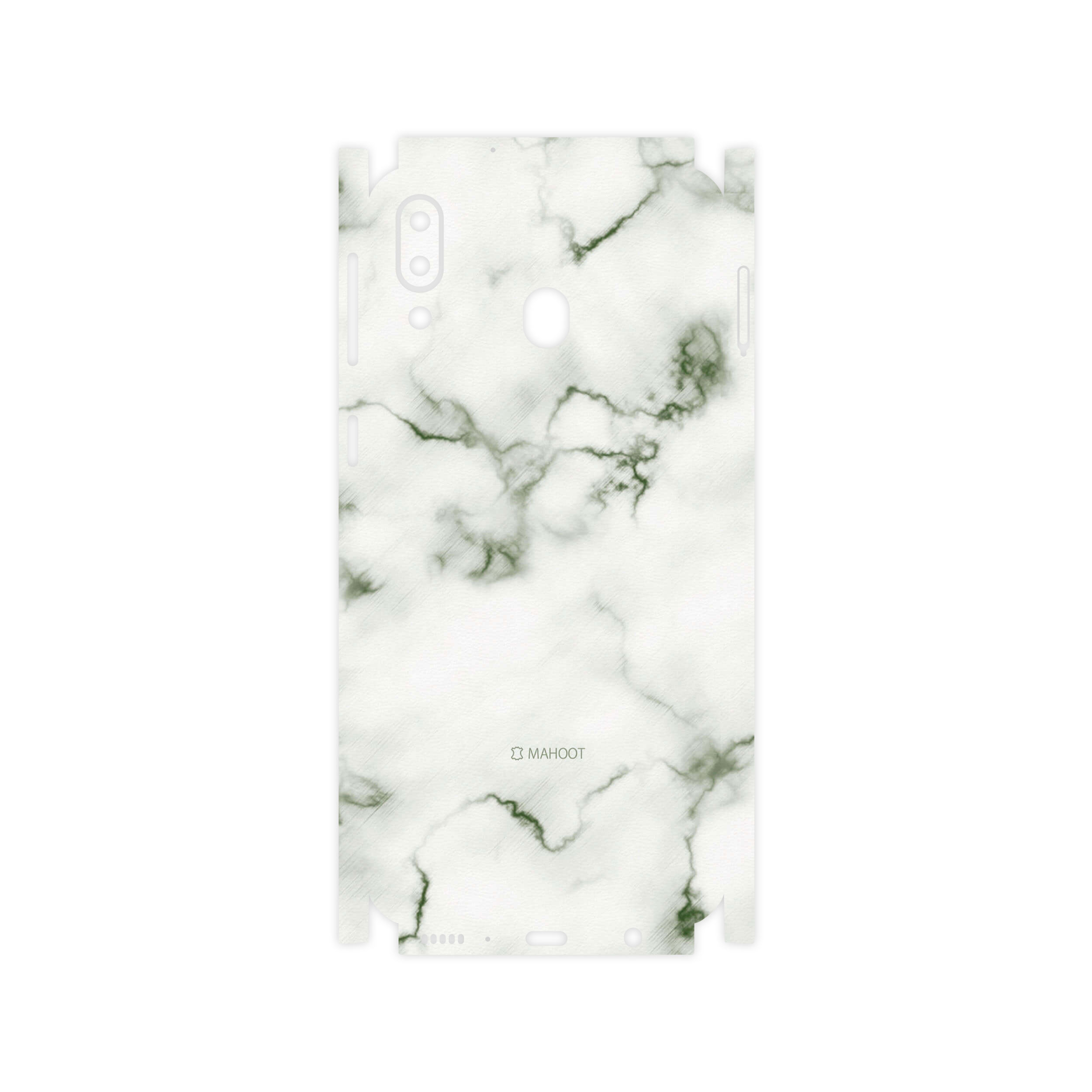 برچسب پوششی ماهوت مدل Blanco-Smoke-Marble-FullSkin مناسب برای گوشی موبایل سامسونگ Galaxy M20