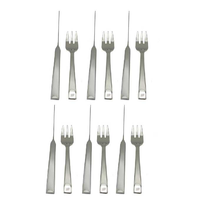 سرویس کارد و چنگال میوه خوری 12 پارچه ای تی سی کد A915