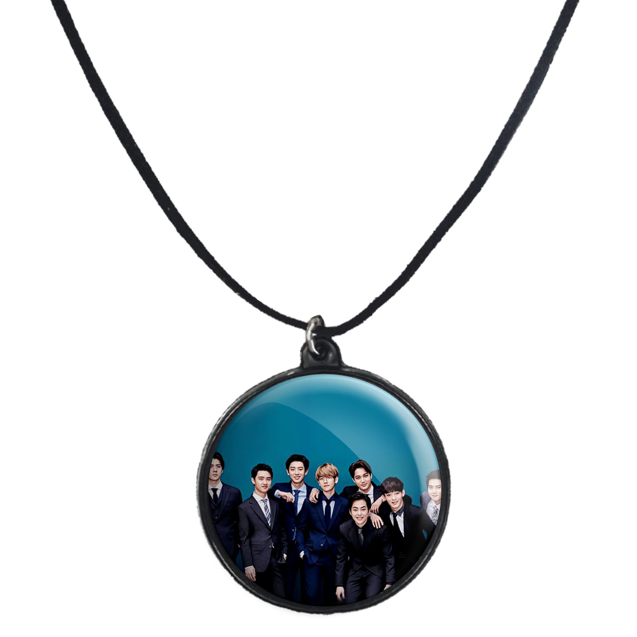 گردنبند پرمانه طرح exo کد pmb.14151 مدل دو طرفه