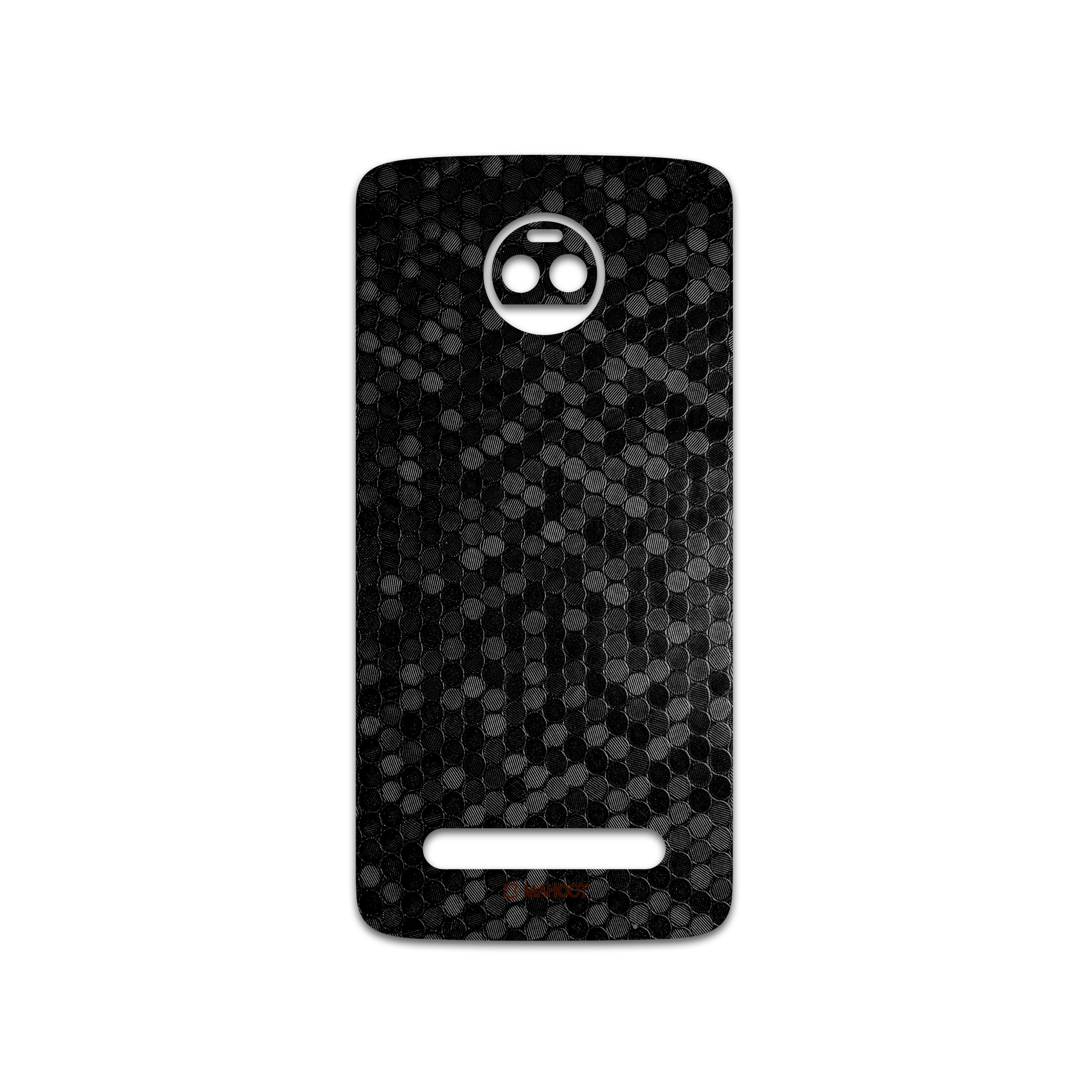 برچسب پوششی ماهوت مدل Honey-Comb-Circle مناسب برای گوشی موبایل موتورولا Moto Z2 Force