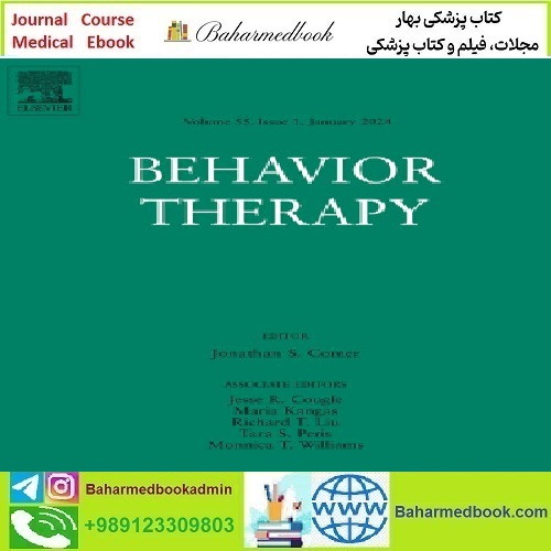 Behavior Therapy Volume 55 1 2024 TRUE PDF price 12€ - کتاب پزشکی بهار