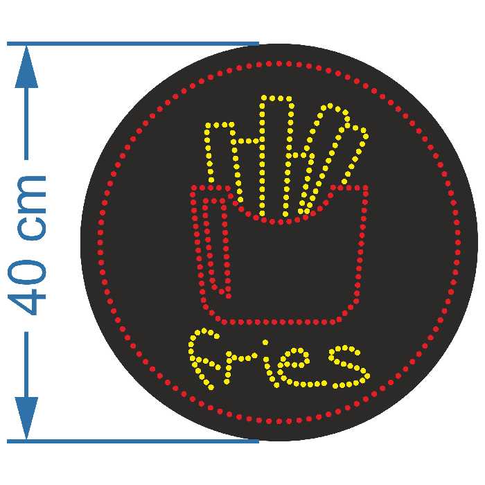تابلو ال ای دی آیاز طرح فرایز کد 376