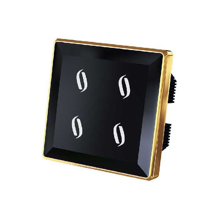 کلید لمسی چهار پل دایرکت DC مایا سری فلونا گراویتی مدل MI4ES12