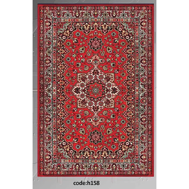 قالیچه درجه1، 1x1.5، باترمزفرش، طرح ستاره، کد158h(سایر سایز دایرکت)