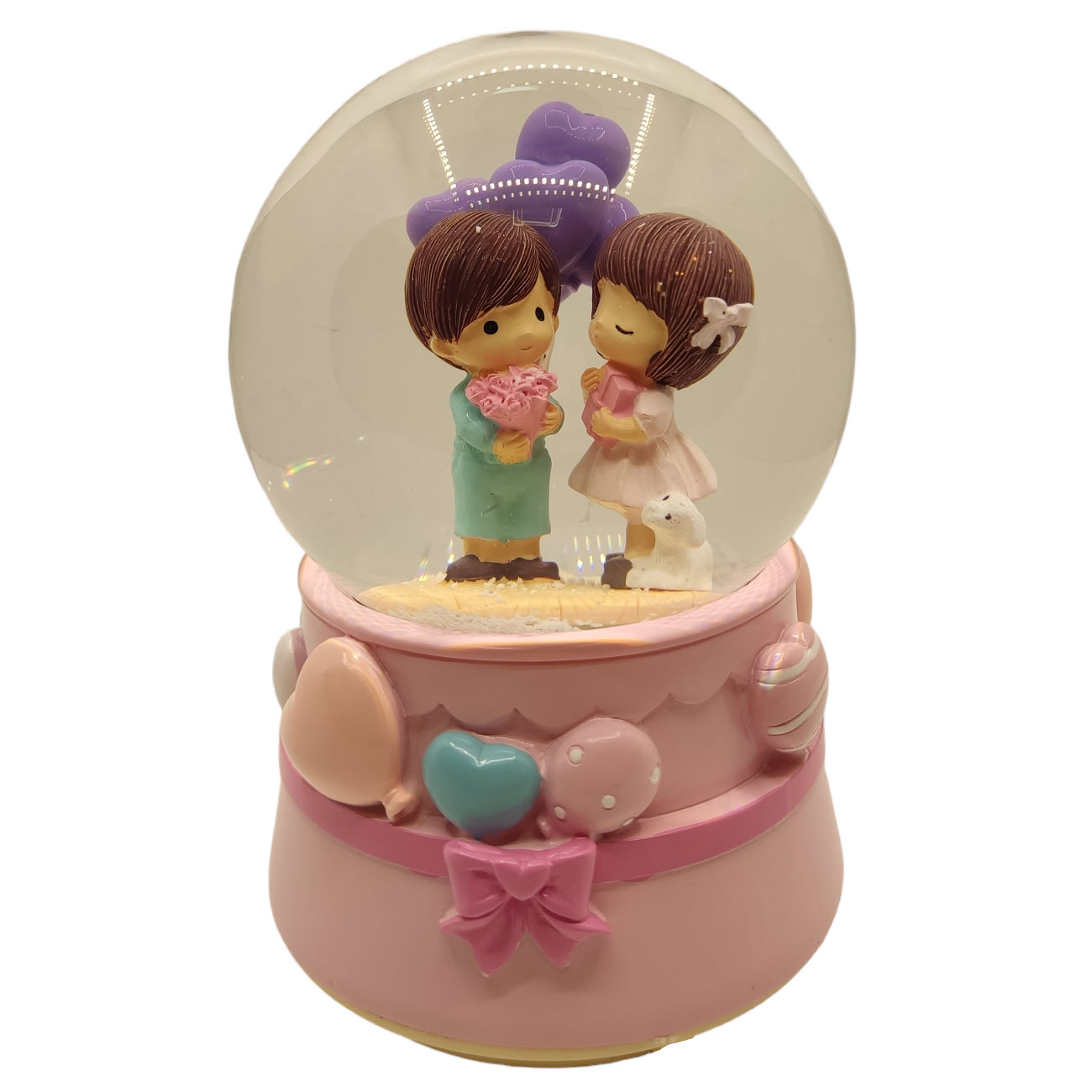 گوی موزیکال مدل پمپی هدیه عشق