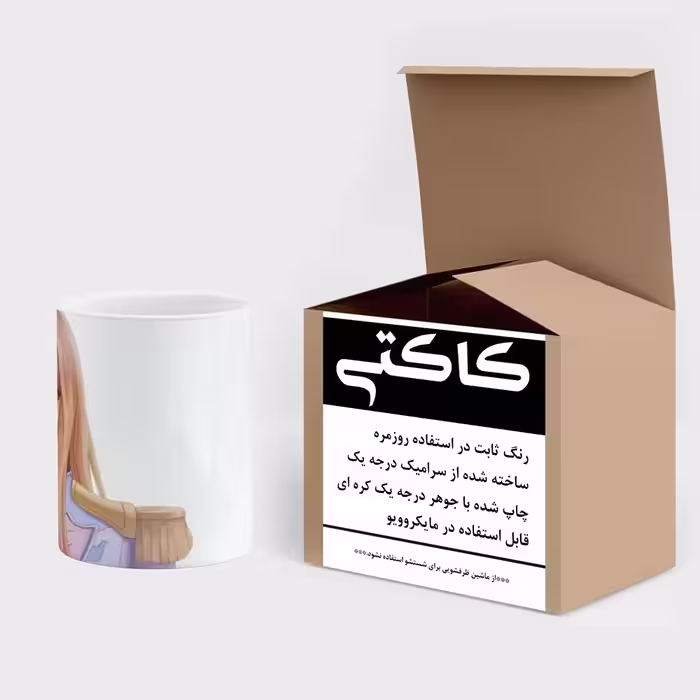 ماگ کاکتی طرح انیمه مدل mgs16119