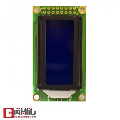 نمایشگر آبی 8*2 LCD