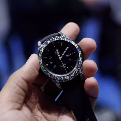 برچسب ماهوت طرح Iran-Tile1 مناسب برای ساعت هوشمند سامسونگ Galaxy Watch 42mm