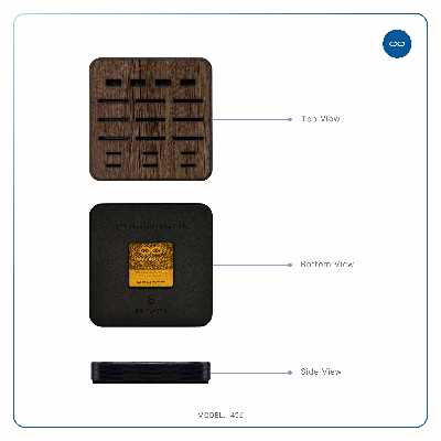 نظم دهنده فضای ذخیره سازی ماهوت مدل Walnut-496 مناسب برای فلش و مموری کارت