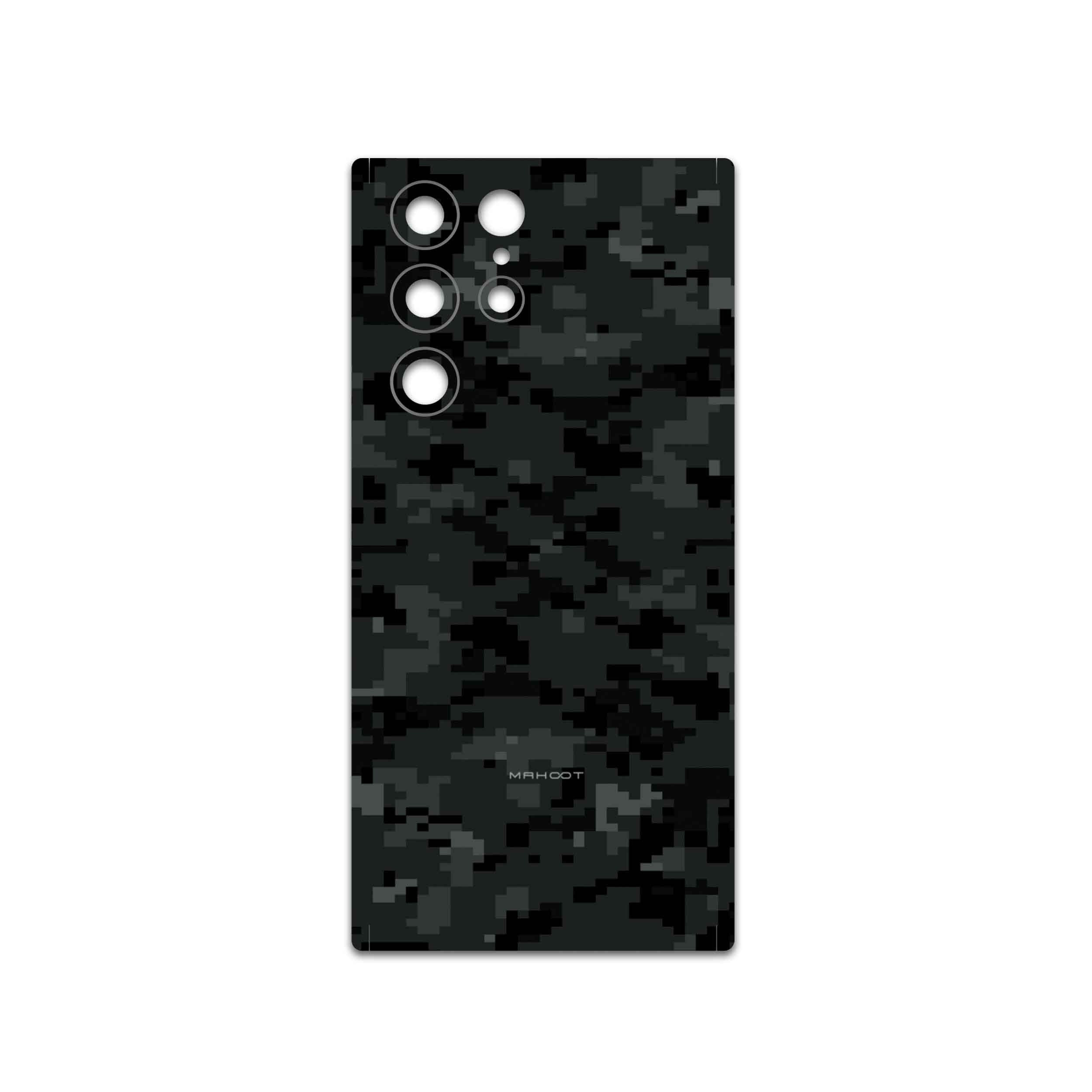برچسب پوششی ماهوت مدل Night-Army-Pixel مناسب برای گوشی موبایل سامسونگ Galaxy S22 Ultra 5G