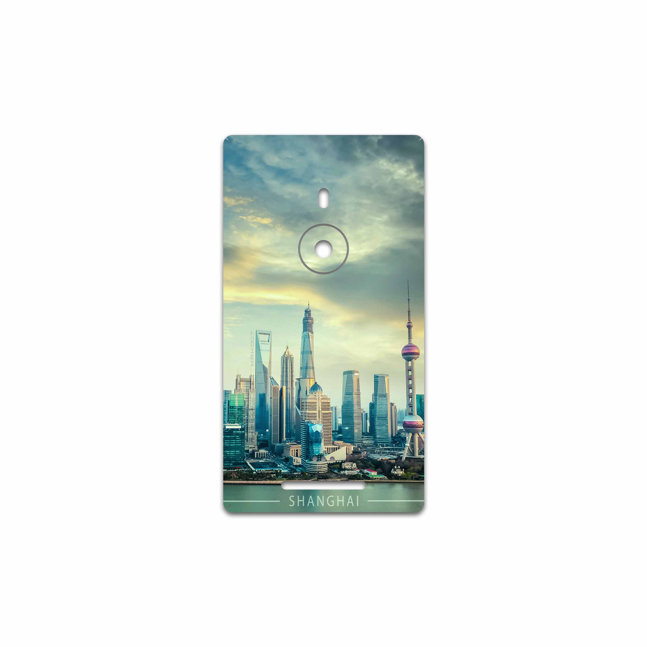 برچسب پوششی ماهوت مدل Shanghai City مناسب برای گوشی موبایل نوکیا Lumia 925