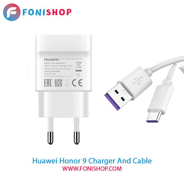 کابل و شارژر فست شارژ اصلی هوآوی Huawei Honor 9