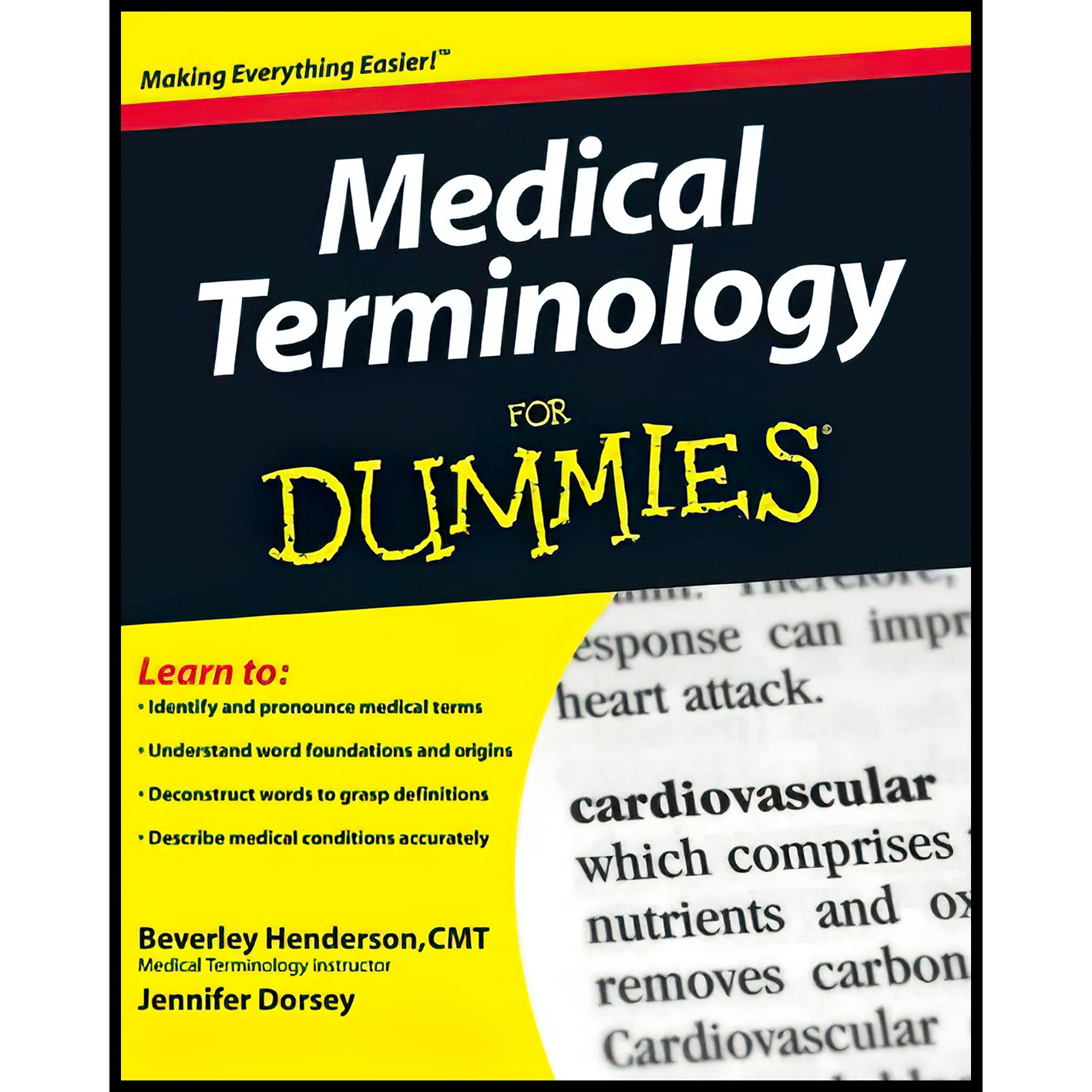 کتاب Medical Terminology For Dummies اثر Beverley Henderson AND Jennifer Lee Dorsey انتشارات For Dummies