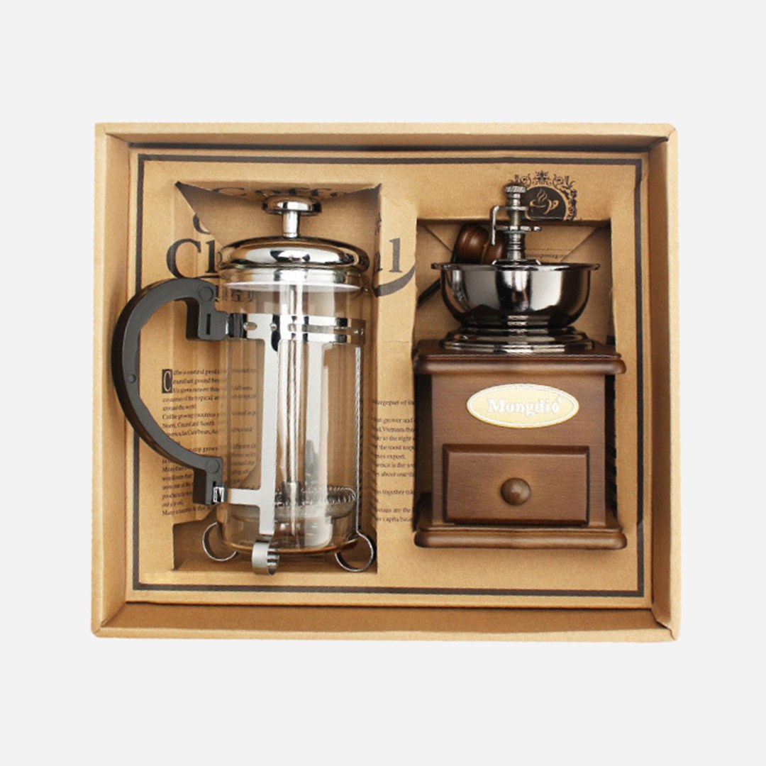 ست فرنچ پرس و قهوه ساب Coffee Classical