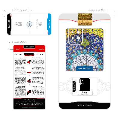 برچسب پوششی ماهوت مدل Iran Tile 13 مناسب برای گوشی موبایل اینفینیکس Note 11 Pro