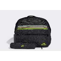 کیف ورزشی مشکی مردانه و زنانه سیاه کوله پشتی IP9846 سه باند adidas