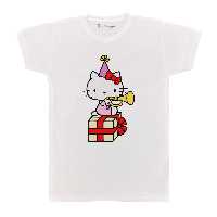 تی شرت بچگانه پرمانه طرح Kitty کد pmt.2413