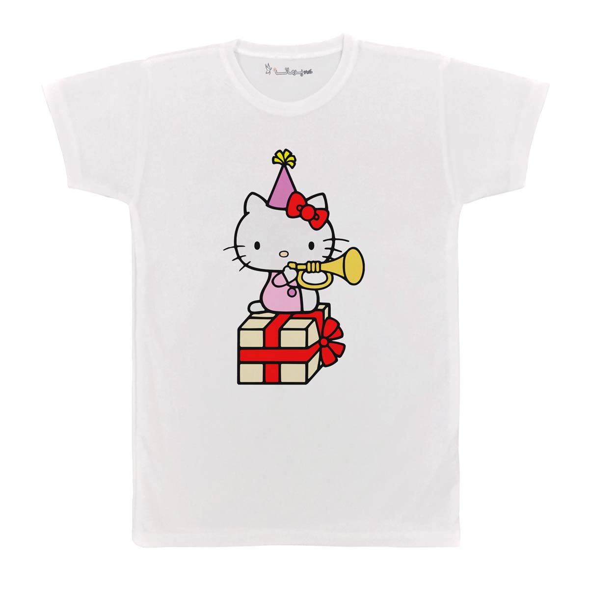 تی شرت بچگانه پرمانه طرح Kitty کد pmt.2413