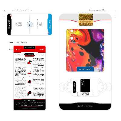 برچسب پوششی ماهوت مدل Abstract Oil Art مناسب برای گوشی موبایل سامسونگ Galaxy F13