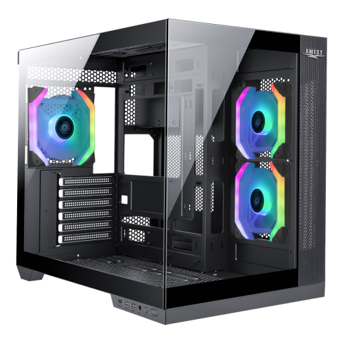 کیس AWEST GT-AQ12-MB (استوک)دارای جعبه