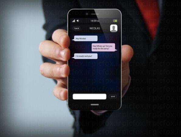 خرید و دانلود عکس Gps businessman smartphone کد 24594 | پیک فاکس | Pic Fox