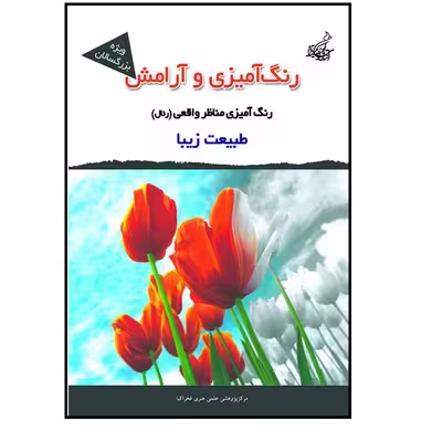 کتاب رنگ آمیزی و آرامش مناظر واقعی ( رئال ) ویژه بزرگسالان اثر مجید رضا رستمی و پارسا رستمی نشر فخراکیا