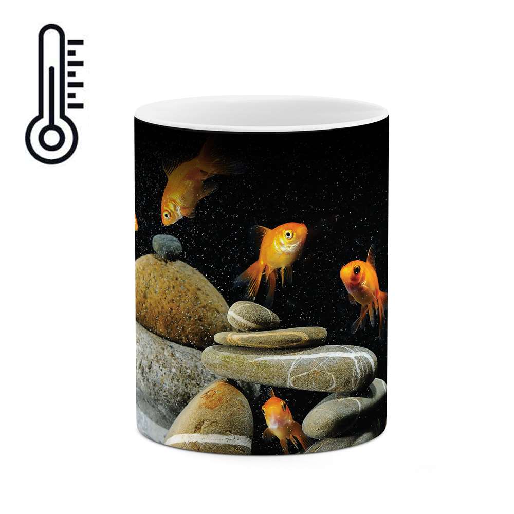 ماگ حرارتی طرح ماهی مدل mgph02059