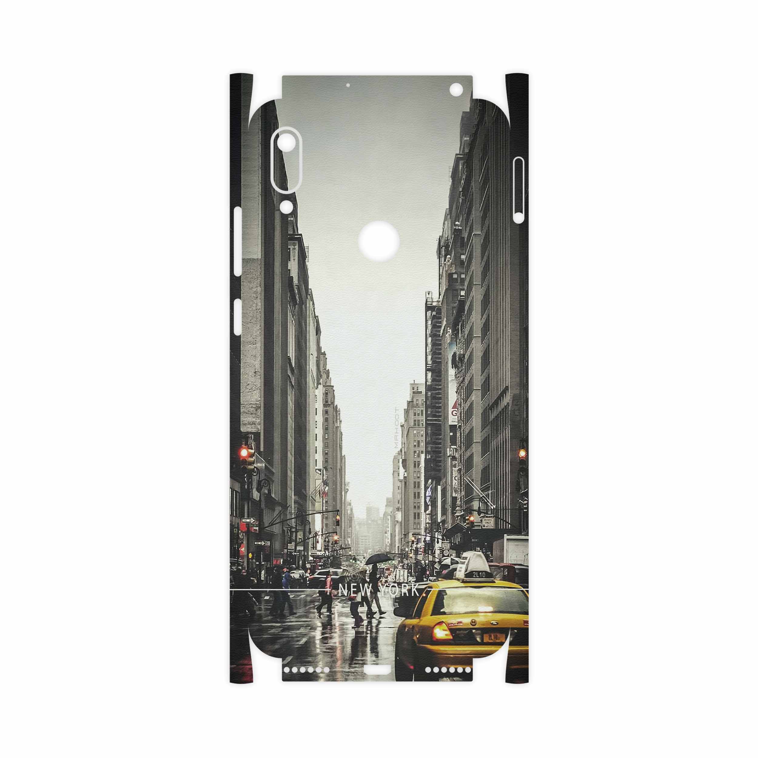 برچسب پوششی ماهوت مدل New York City-FullSkin مناسب برای گوشی موبایل هوآوی Y6 Prime 2019