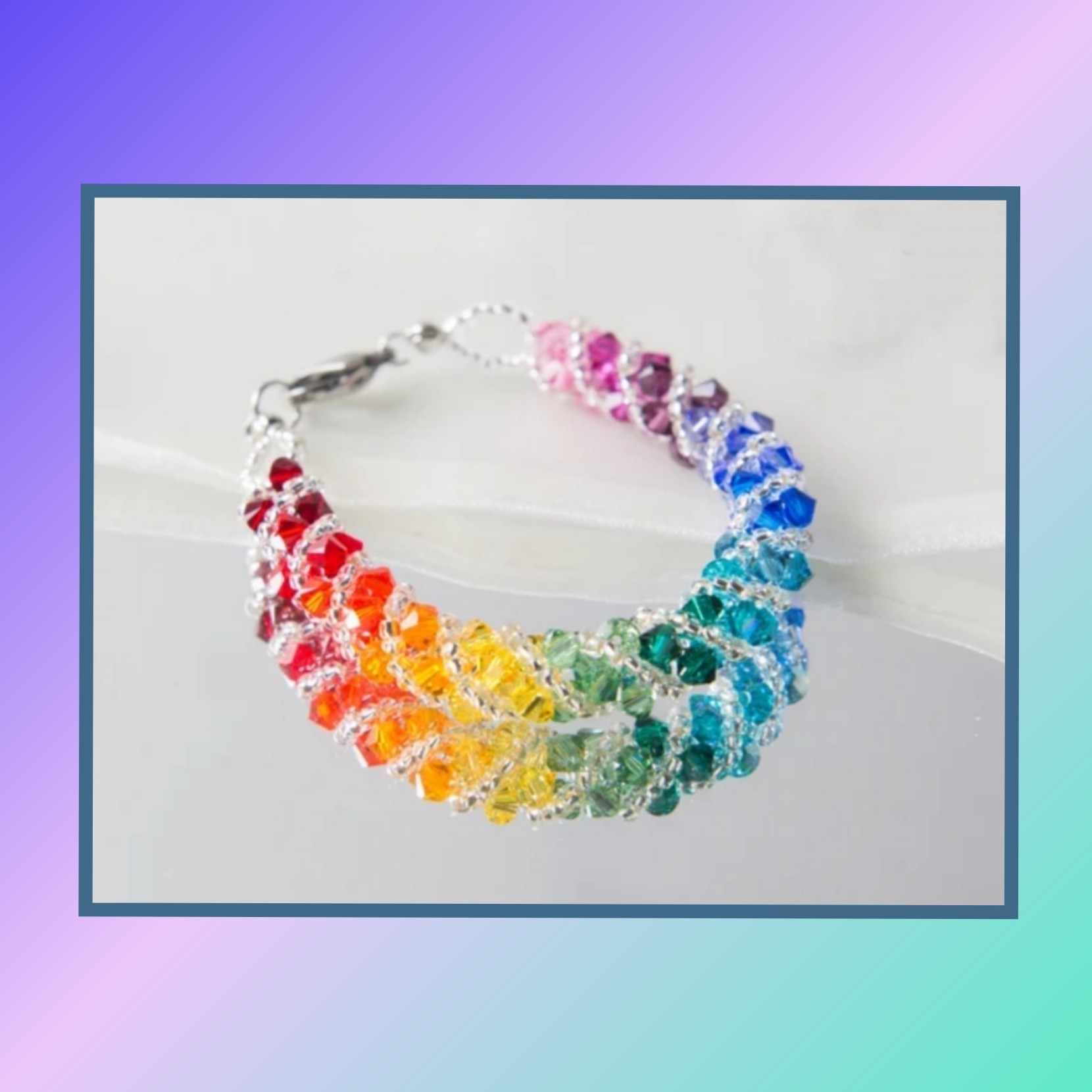 دستبند مارپیچی سواروسکی