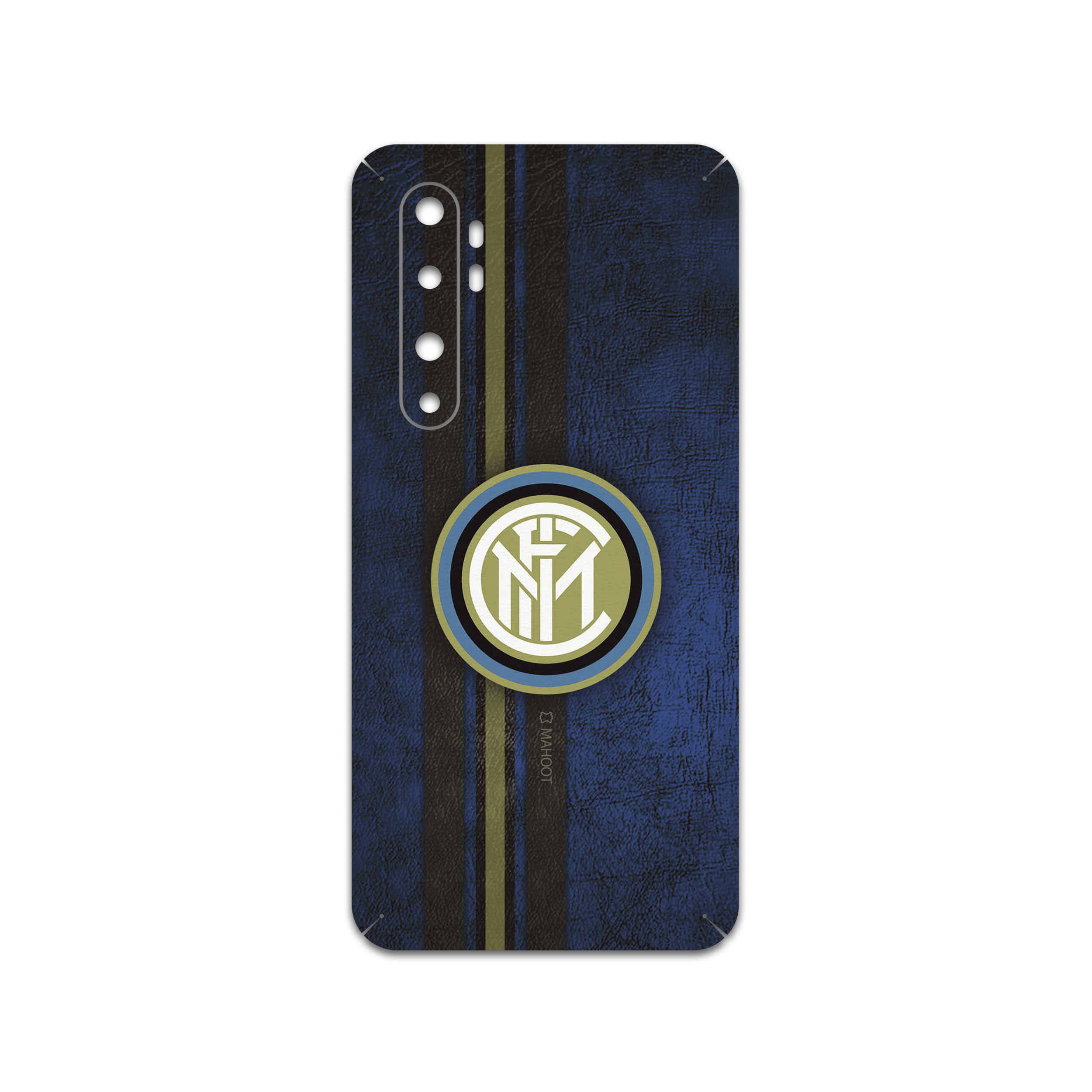 برچسب پوششی ماهوت مدل Inter-Milan-FC مناسب برای گوشی موبایل شیائومی Mi Note 10 Lite