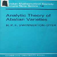 خرید و دانلود نسخه کامل کتاب Analytic theory of Abelian varieties