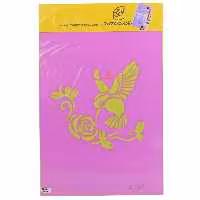 شابلون استنسیل 30*40 طرح پرنده کد A149 مجد