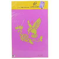 شابلون استنسیل 30*40 طرح پرنده کد A149 مجد