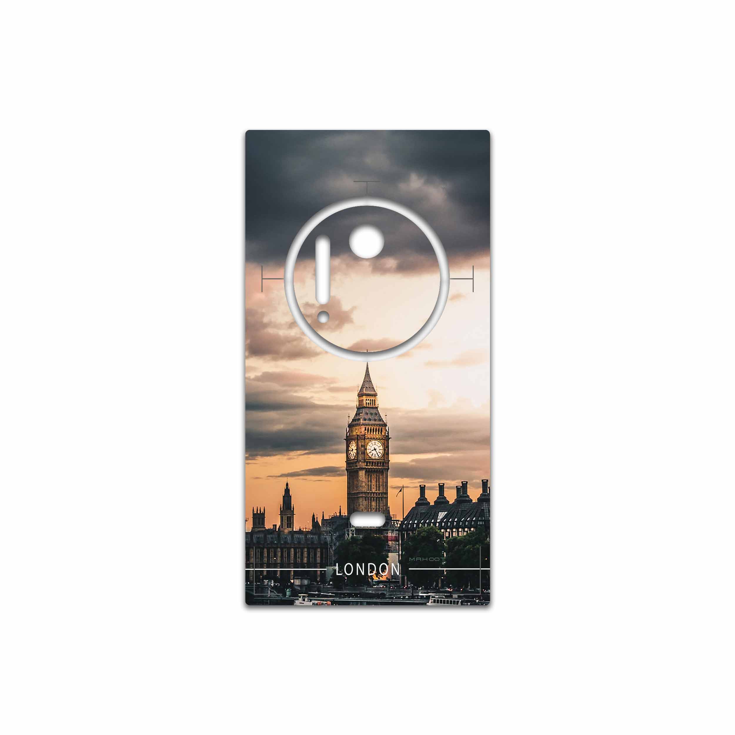 برچسب پوششی ماهوت مدل London City مناسب برای گوشی موبایل نوکیا Lumia 1020