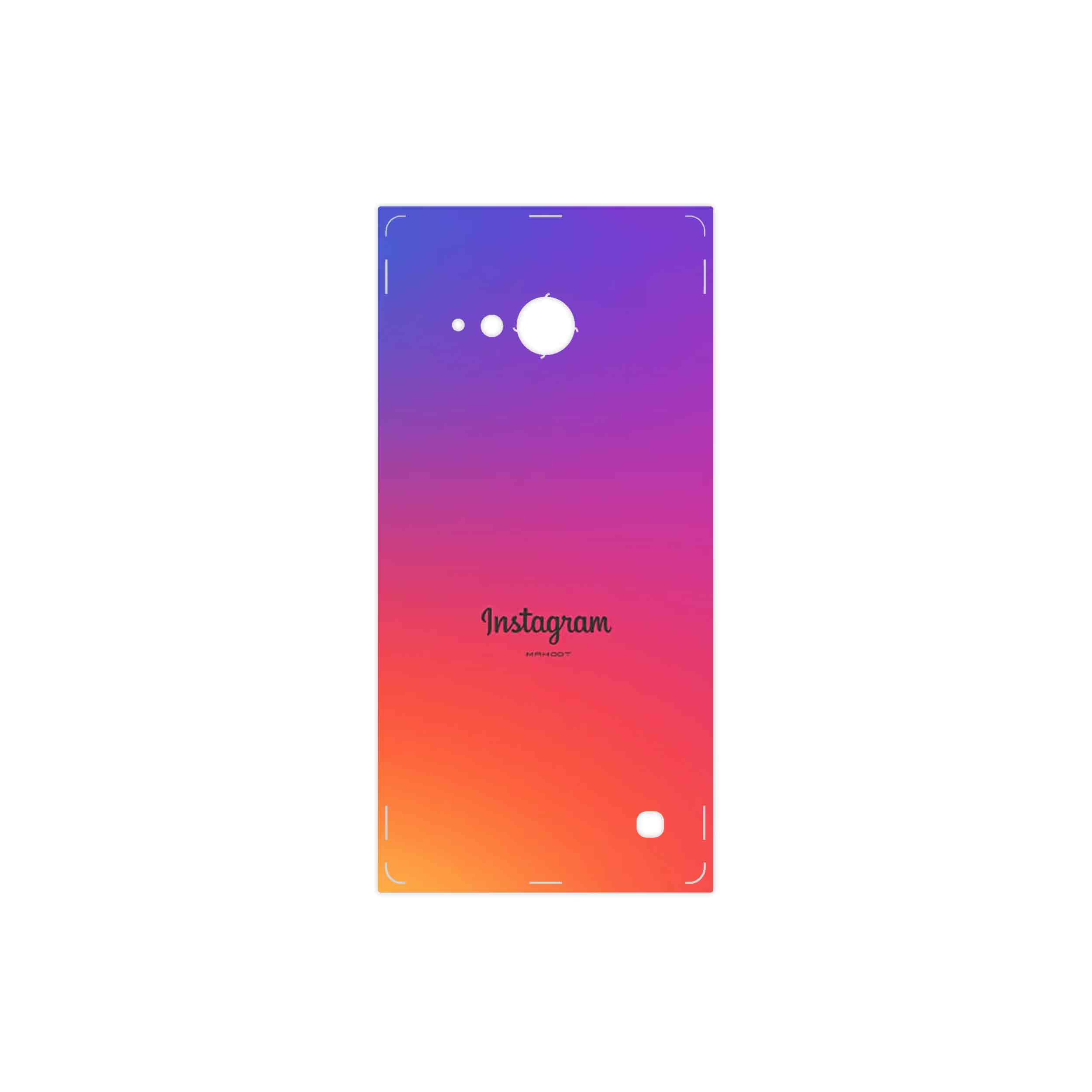برچسب پوششی ماهوت مدل Instagram مناسب برای گوشی موبایل نوکیا Lumia 730