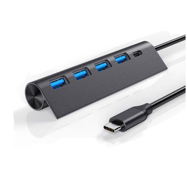 هاب 4 پورت USB30 / TYPE C پی نت مدل T-3608